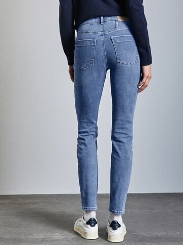 Coupe slim Jean 'York' STREET ONE en bleu