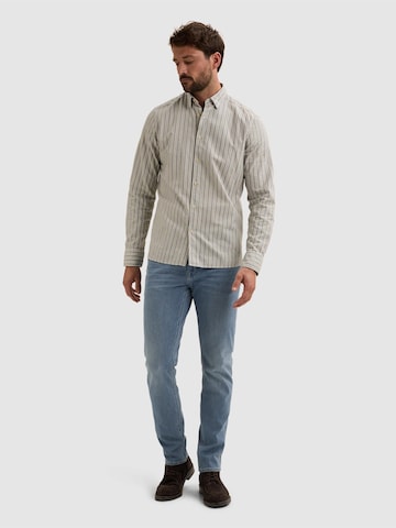 Regular fit Camicia 'Shirt with stripe pattern and Kent collar' di VANGUARD in blu
