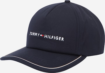 TOMMY HILFIGER Cap 'SKYLINE' in Blue: front