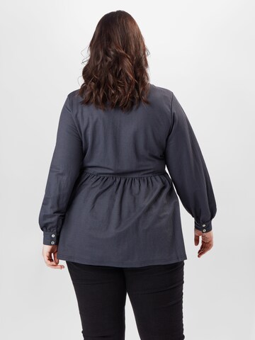 ABOUT YOU Curvy Bluse 'Ronja' in Grau