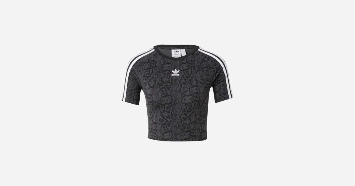 ★ adidas★ Snake Baby Tee Black JI8408 ADIDAS ORIGINALS Shirt 'Snake Baby' in Black | ABOUT YOU