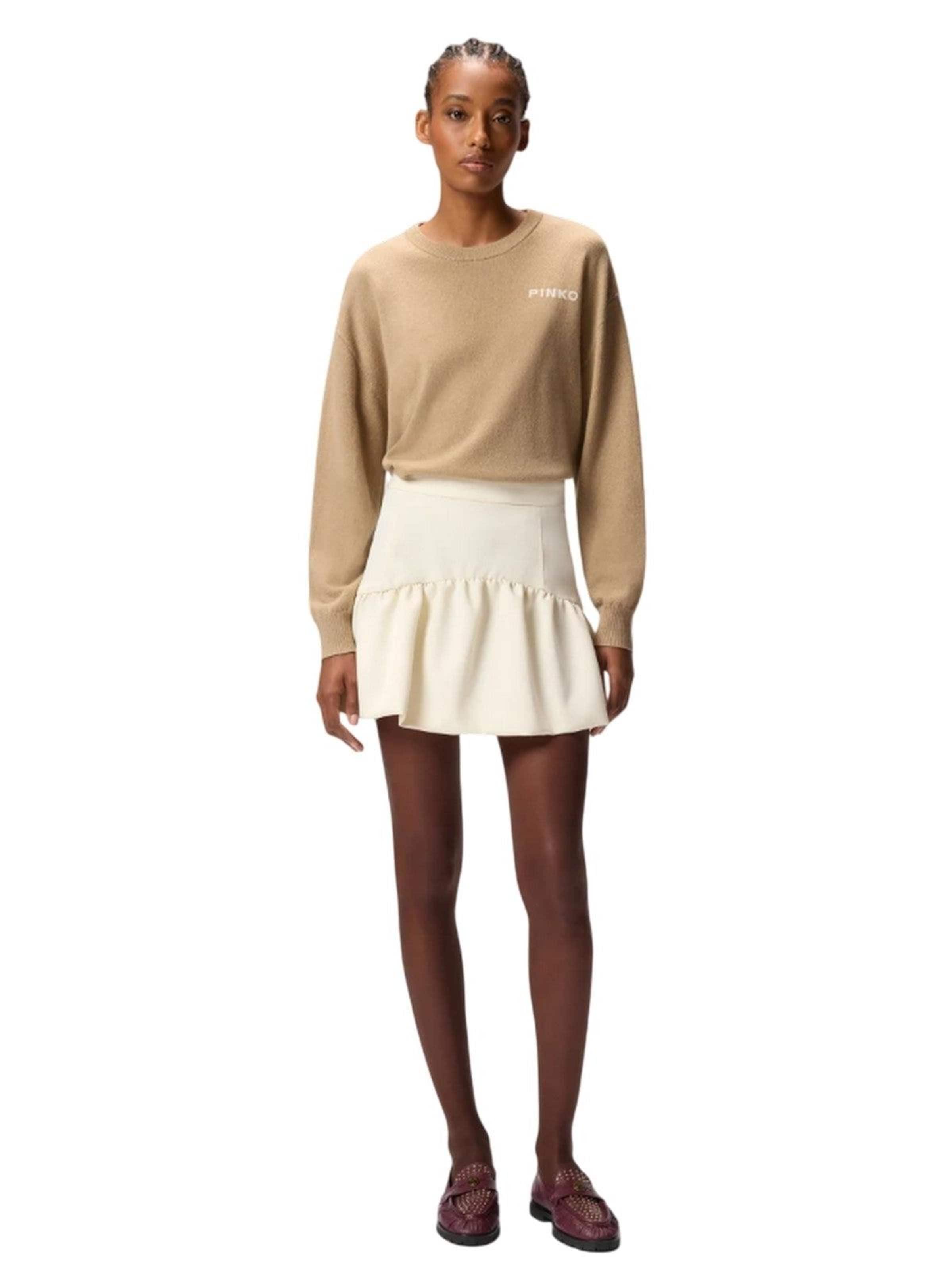 PINKO Sweatshirt in Beige