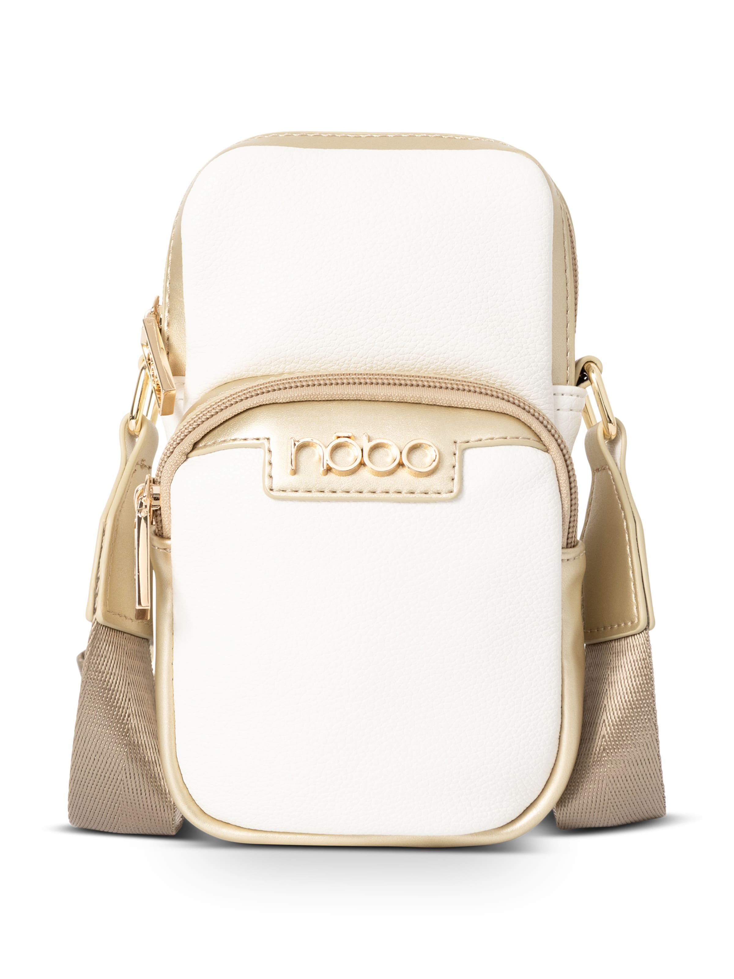 NOBO Skuldertaske 'AGORA' i hvid: forside