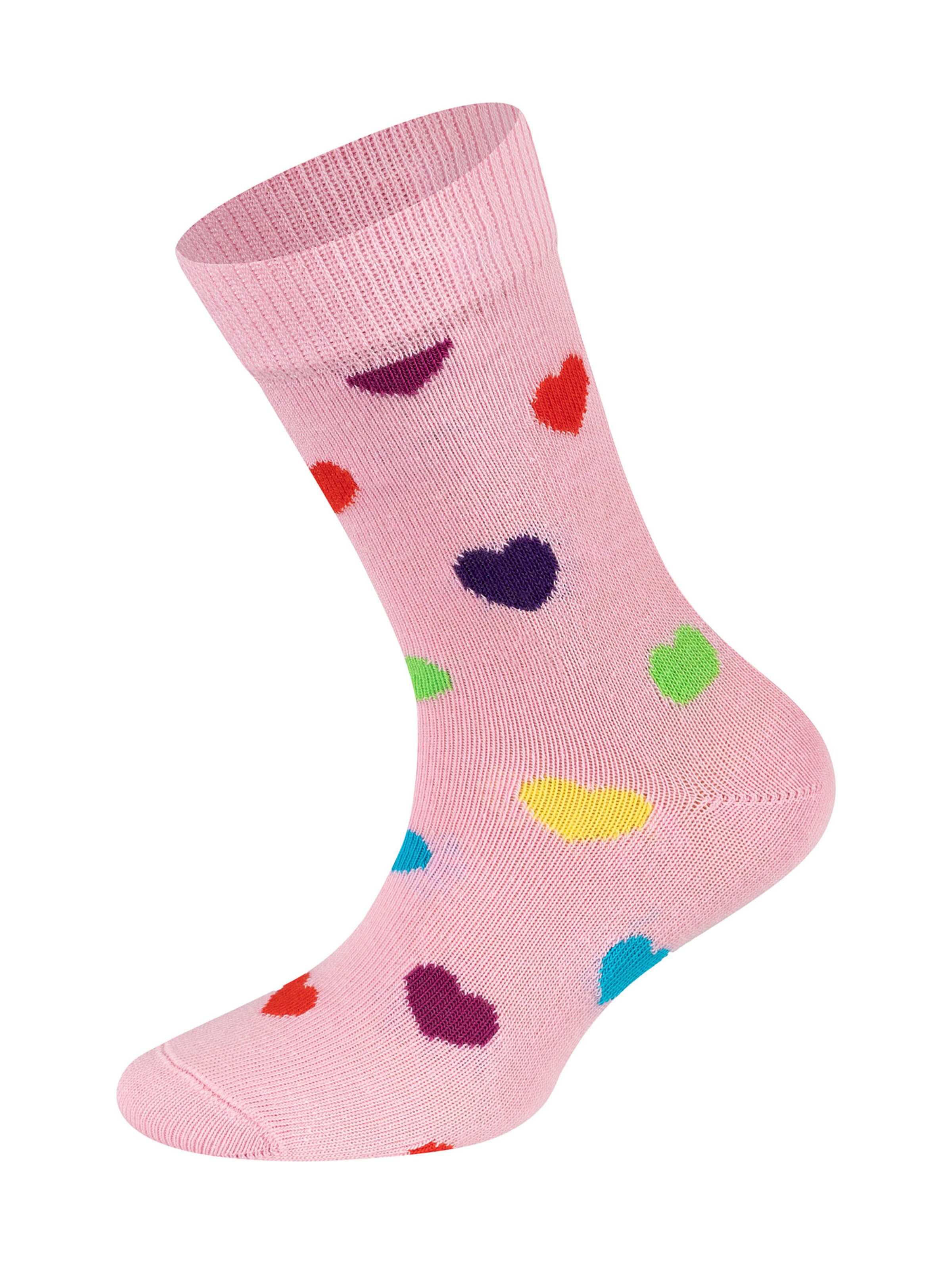 Happy Socks Sokken 'Kids Rainbow-Heart-Starfish-Flower Socks' in Gemengde kleuren