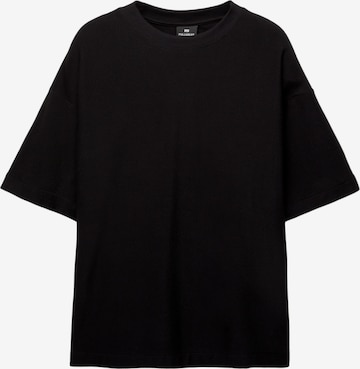 T-Shirt Pull&Bear en noir : devant