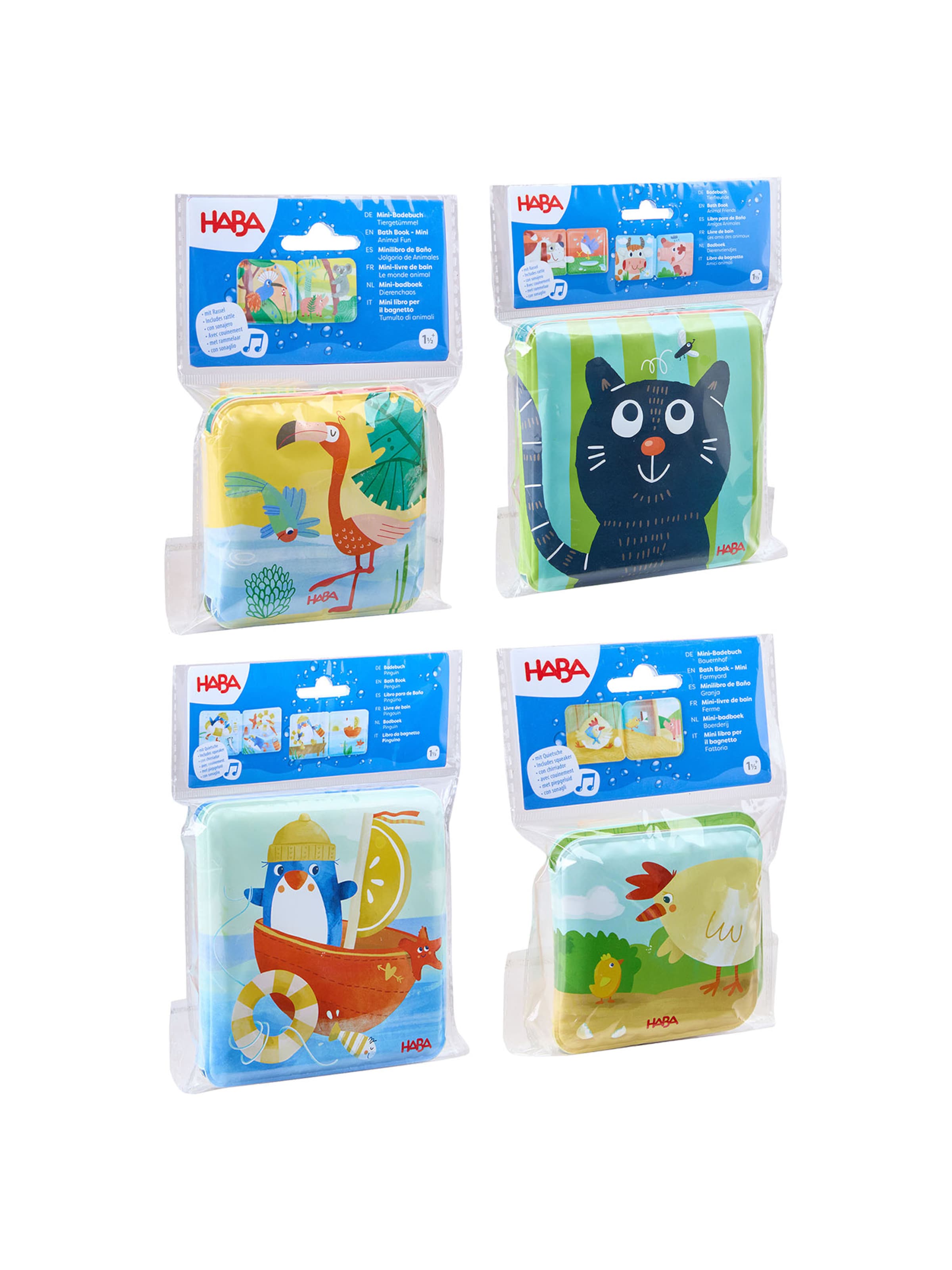 HABA Jeux ' Mini & Maxi Badespaß ' en mélange de couleurs, Vue avec produit