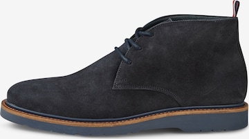 Bottes à lacets HECHTER PARIS en bleu : devant