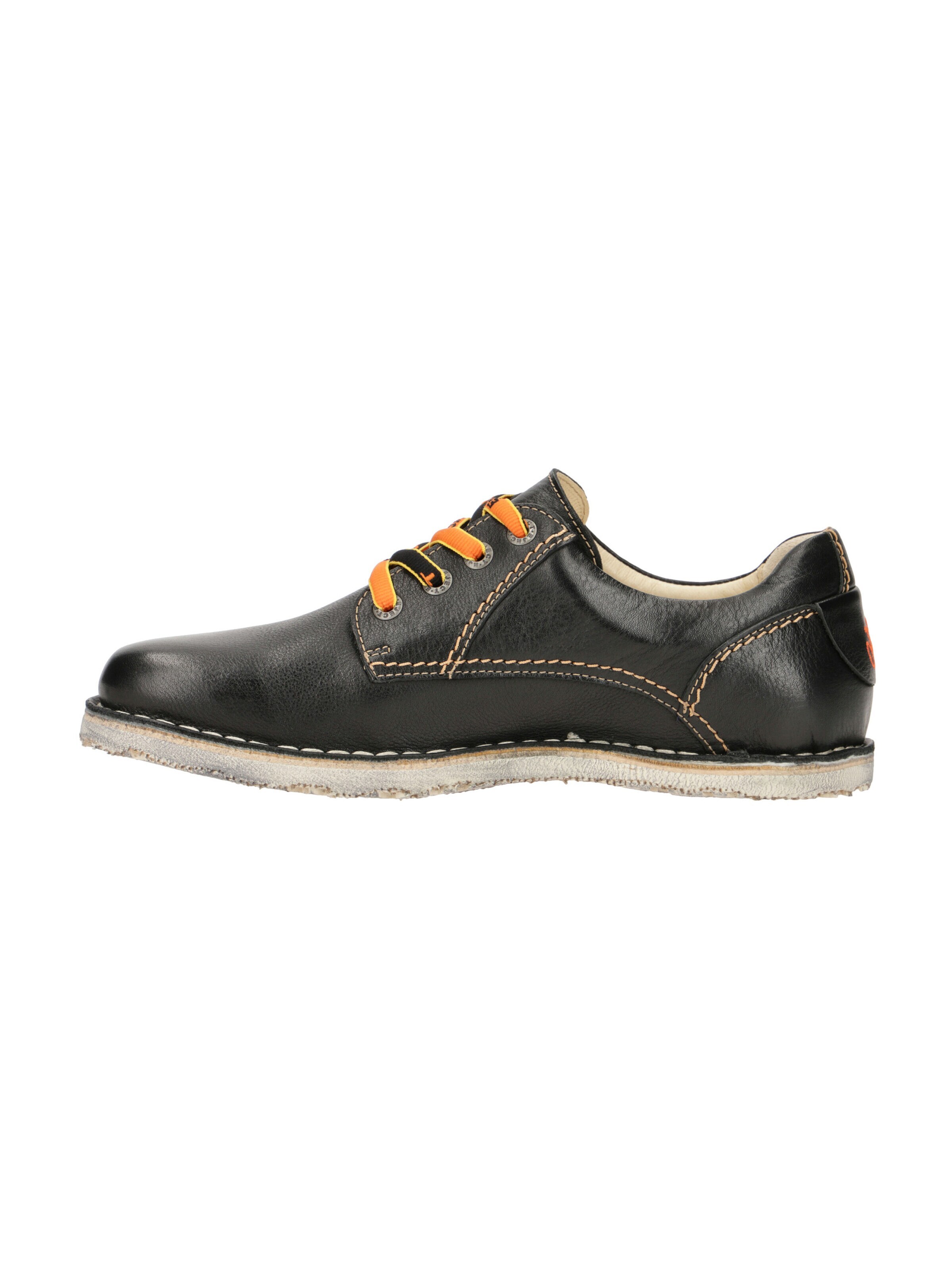 EJECT Lace-Up Shoes in Black: front