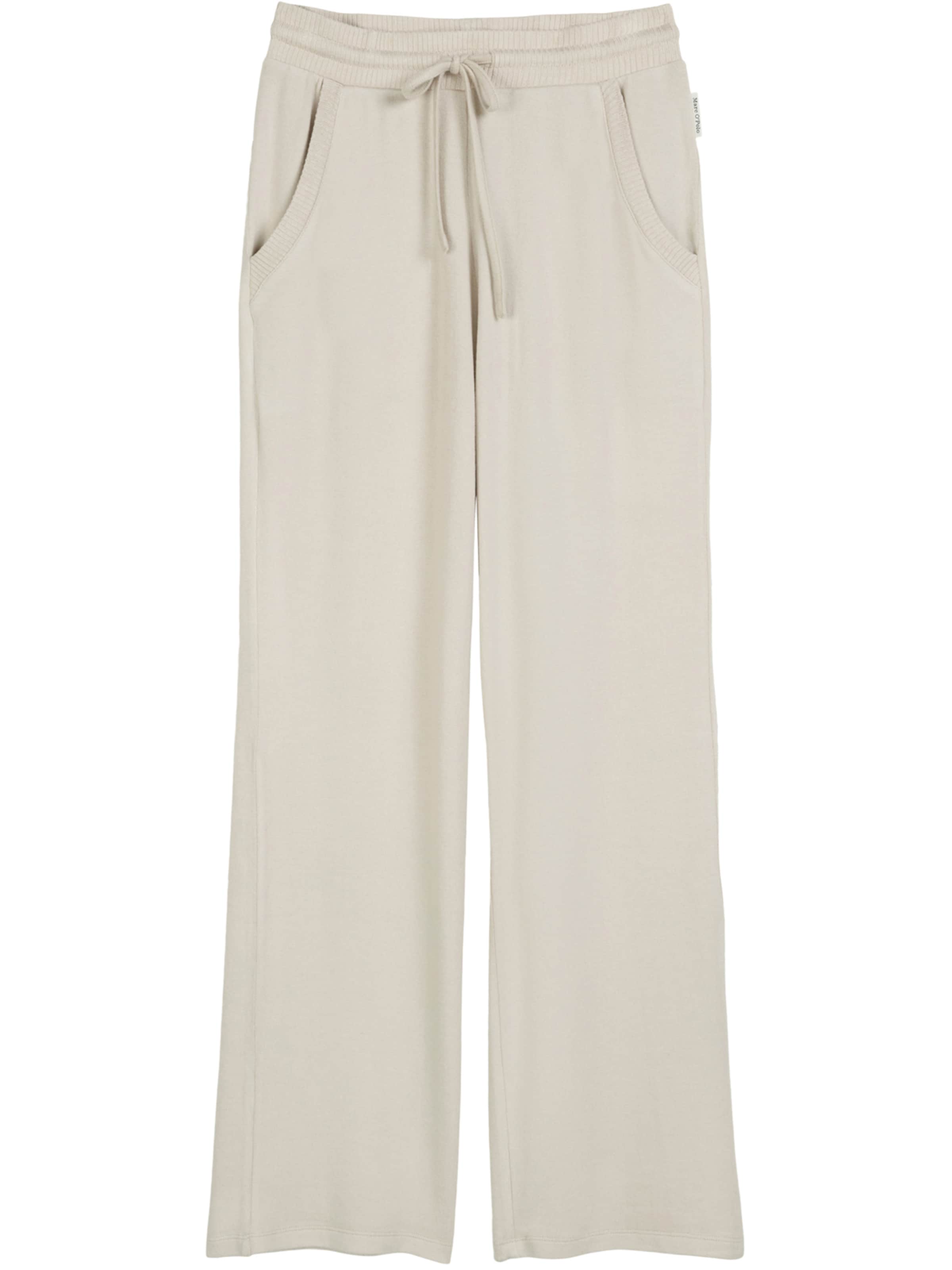 Marc O'Polo Pyjamahose ' Soft Knit ' in Beige: Vorderseite