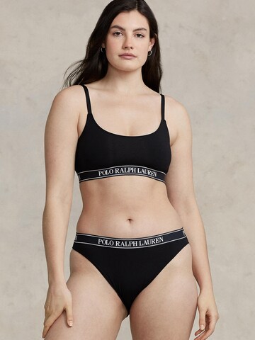 Polo Ralph Lauren Slip ' BIKINI ' in Schwarz: predná strana