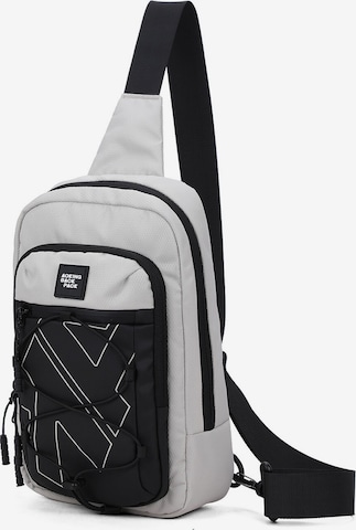 Aoking Backpack in Grey: front