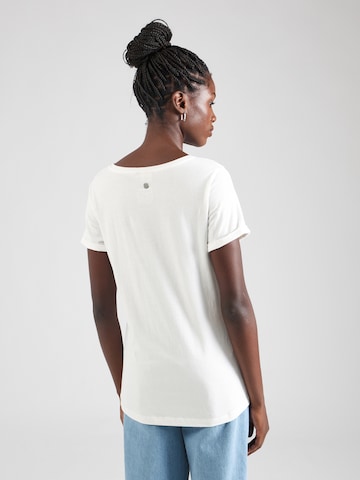 Ragwear T-Shirt 'FLLORAH' in Weiß