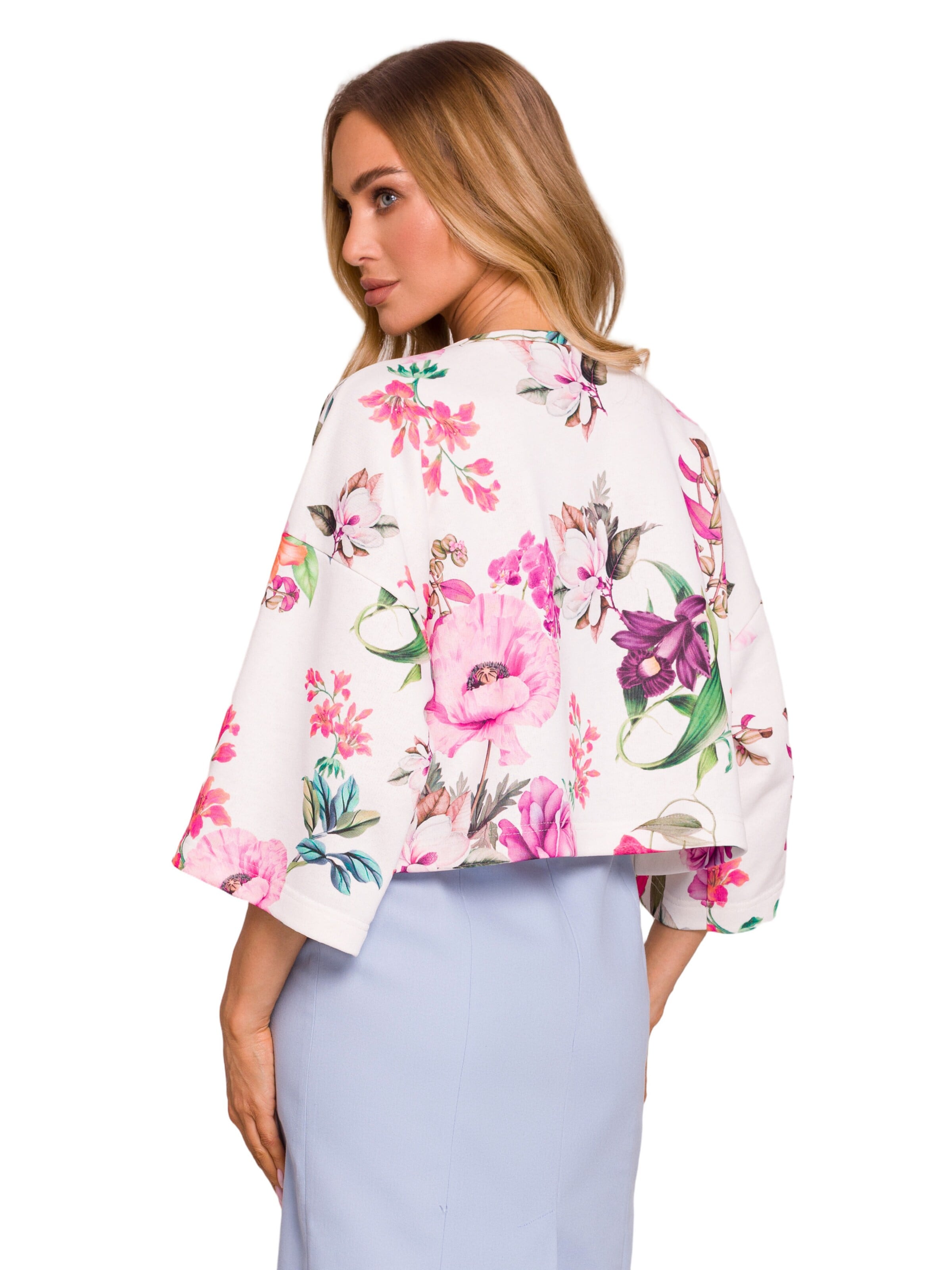 made of emotion Top 'Krótka bluza z nadrukiem' – mix barev