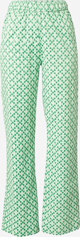 Hofmann Copenhagen Bootcut Spodnie 'Mila' w kolorze zielony: przód