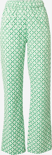 Hofmann Copenhagen Trousers 'Mila' in Green / Off white, Item view