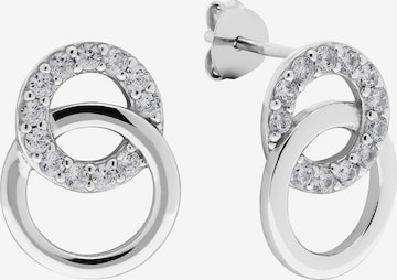 CHRIST Ohrringe in Silber: Vorderseite