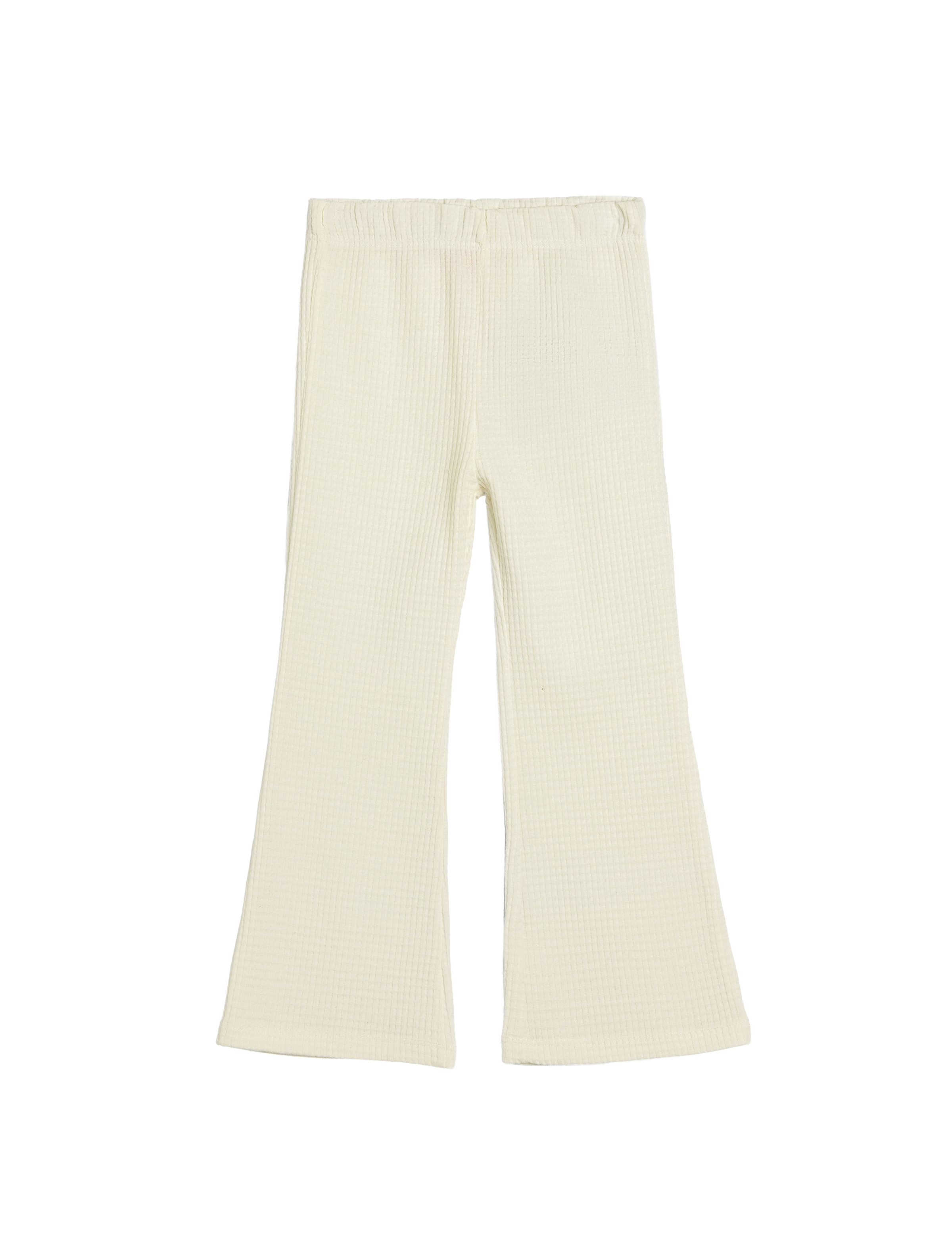 Koton Flared Broek in Beige: voorkant