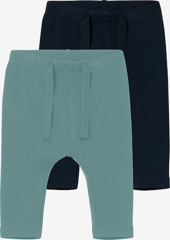Coupe slim Pantalon 'DANNO' NAME IT en bleu : devant