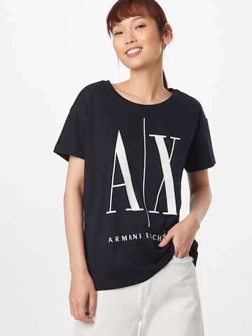 T-shirt '8NYTCX' ARMANI EXCHANGE en bleu : devant