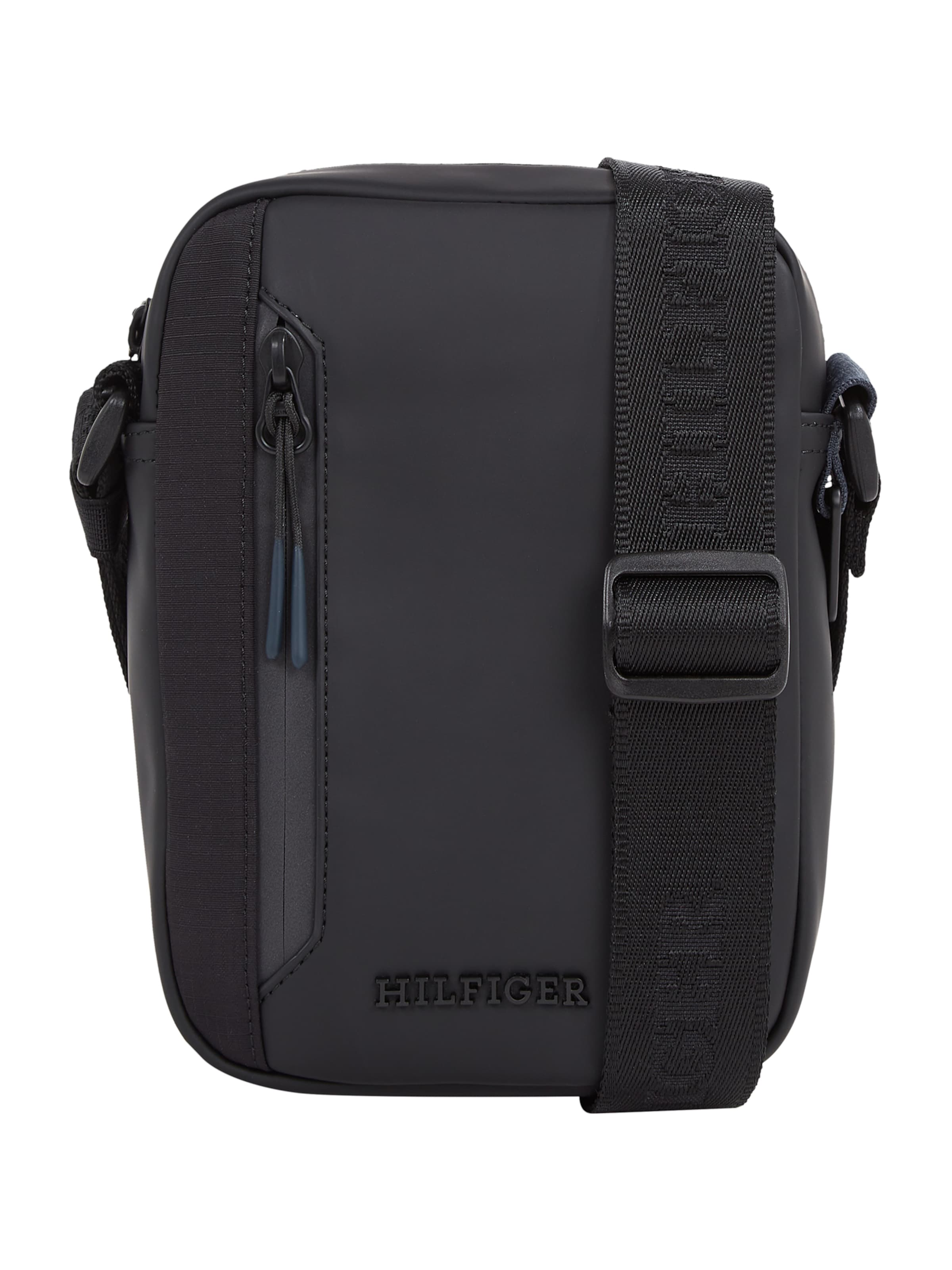 TOMMY HILFIGER Crossbody Bag in Black: front