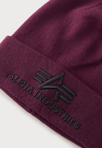 ALPHA INDUSTRIES Czapka w kolorze czerwony