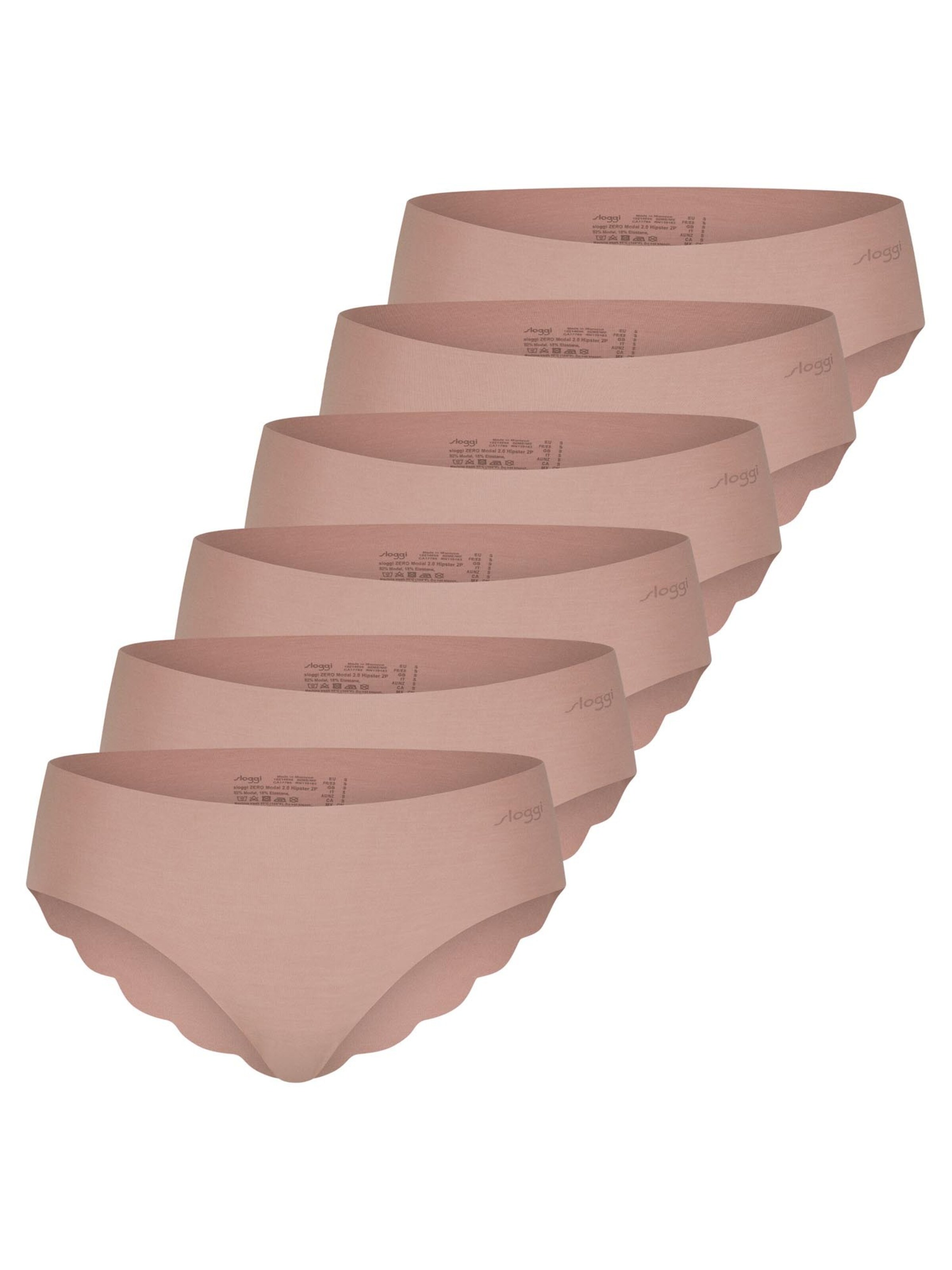 SLOGGI Boyshorts 'ZERO Modal 2.0' in Beige: front