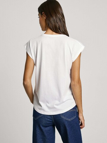 Maglietta 'Blooma' di Pepe Jeans in bianco