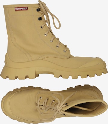 DSQUARED2 Stiefel 45 in Beige: Vorderseite