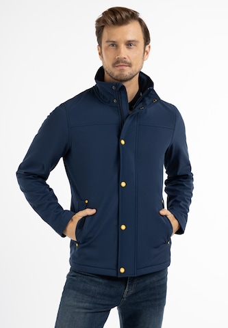 Veste fonctionnelle Schmuddelwedda en bleu : devant