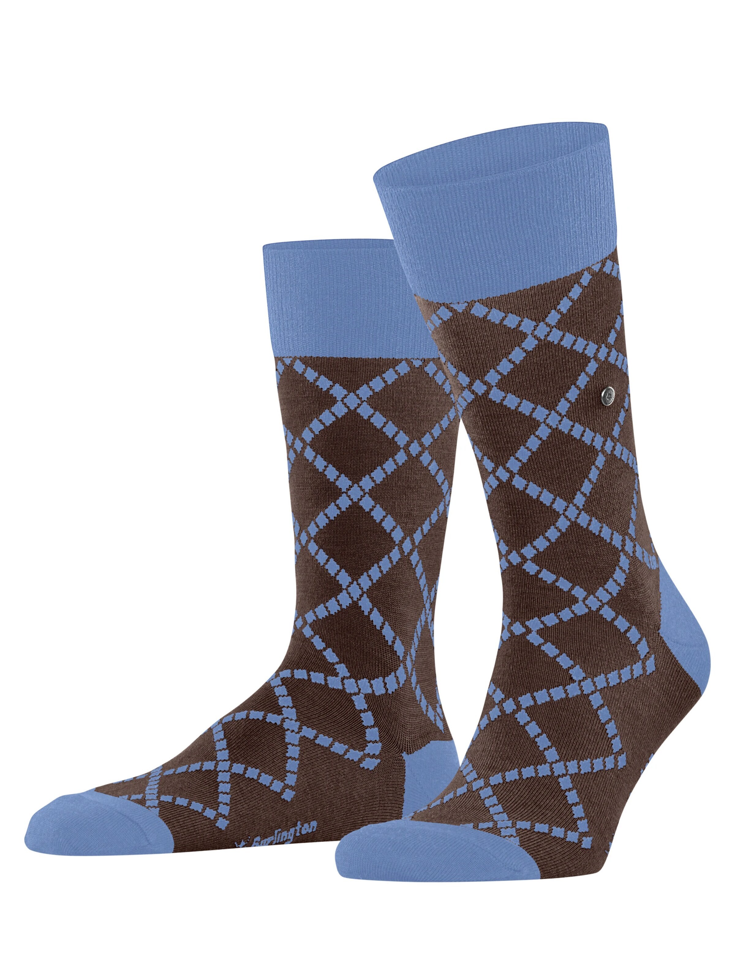 BURLINGTON Socks 'Ferry Road' in Brown: front