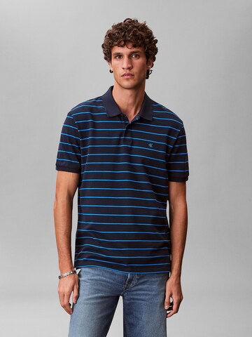 T-Shirt Calvin Klein Jeans en bleu : devant