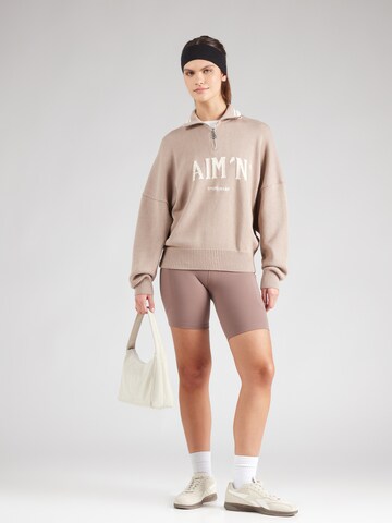 Pullover sportivo di Aim'n in beige