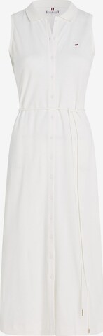 TOMMY HILFIGER Shirt Dress in White: front