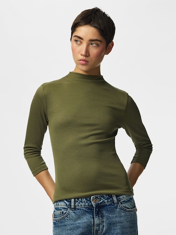 T-shirt 'ALLY' PIECES en vert : devant