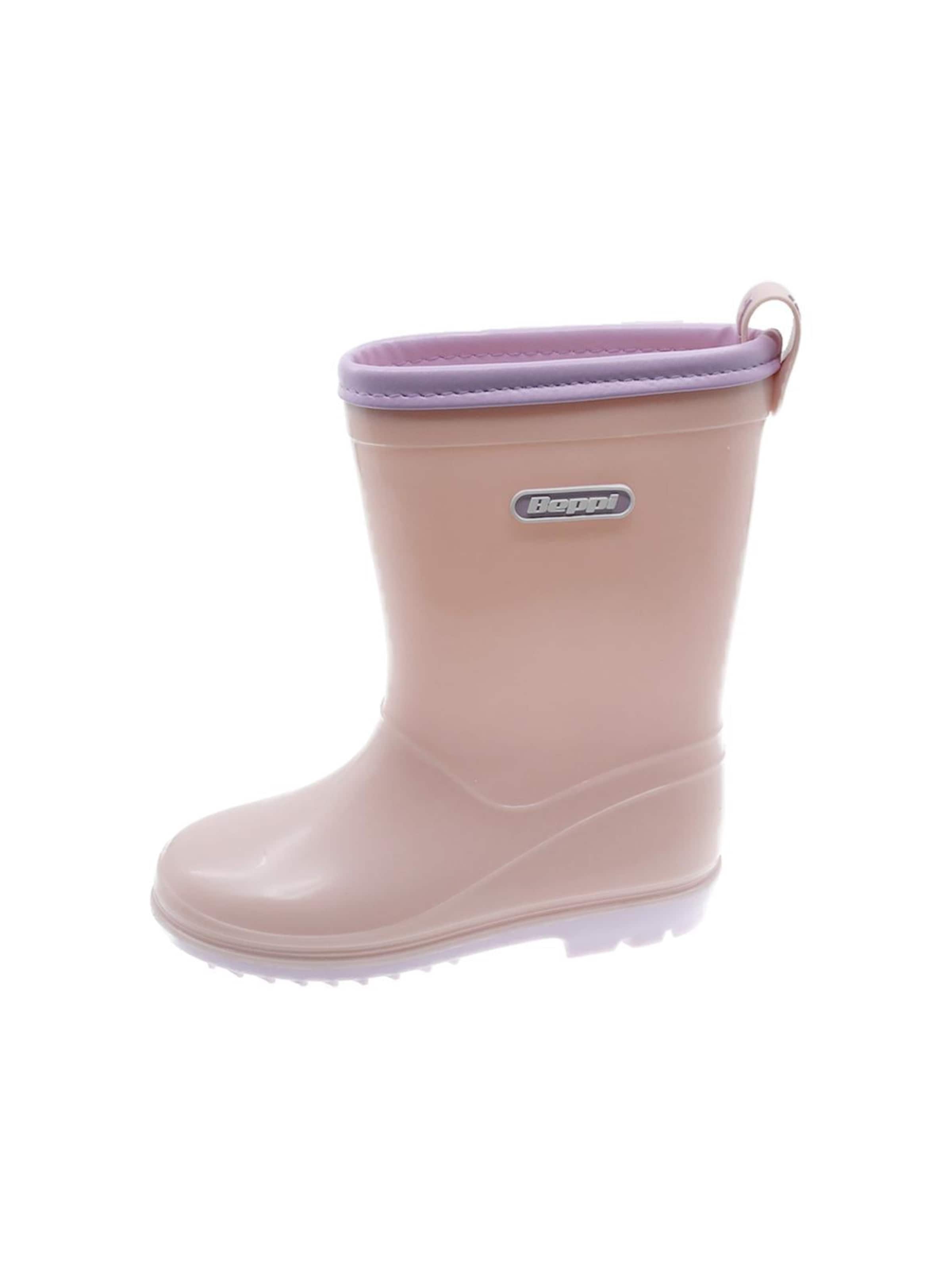Stivale di gomma 'Rain Boot' di Beppi in rosa: frontale