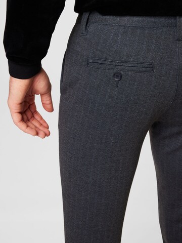 Coupe slim Pantalon chino 'MARK' Only & Sons en gris