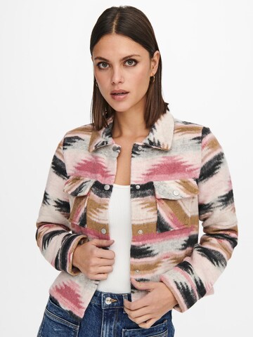 ONLY Between-Season Jacket 'LOU' in Pink