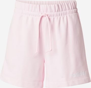 Pantaloni sportivi 'Essentials' di ADIDAS SPORTSWEAR in rosa: frontale