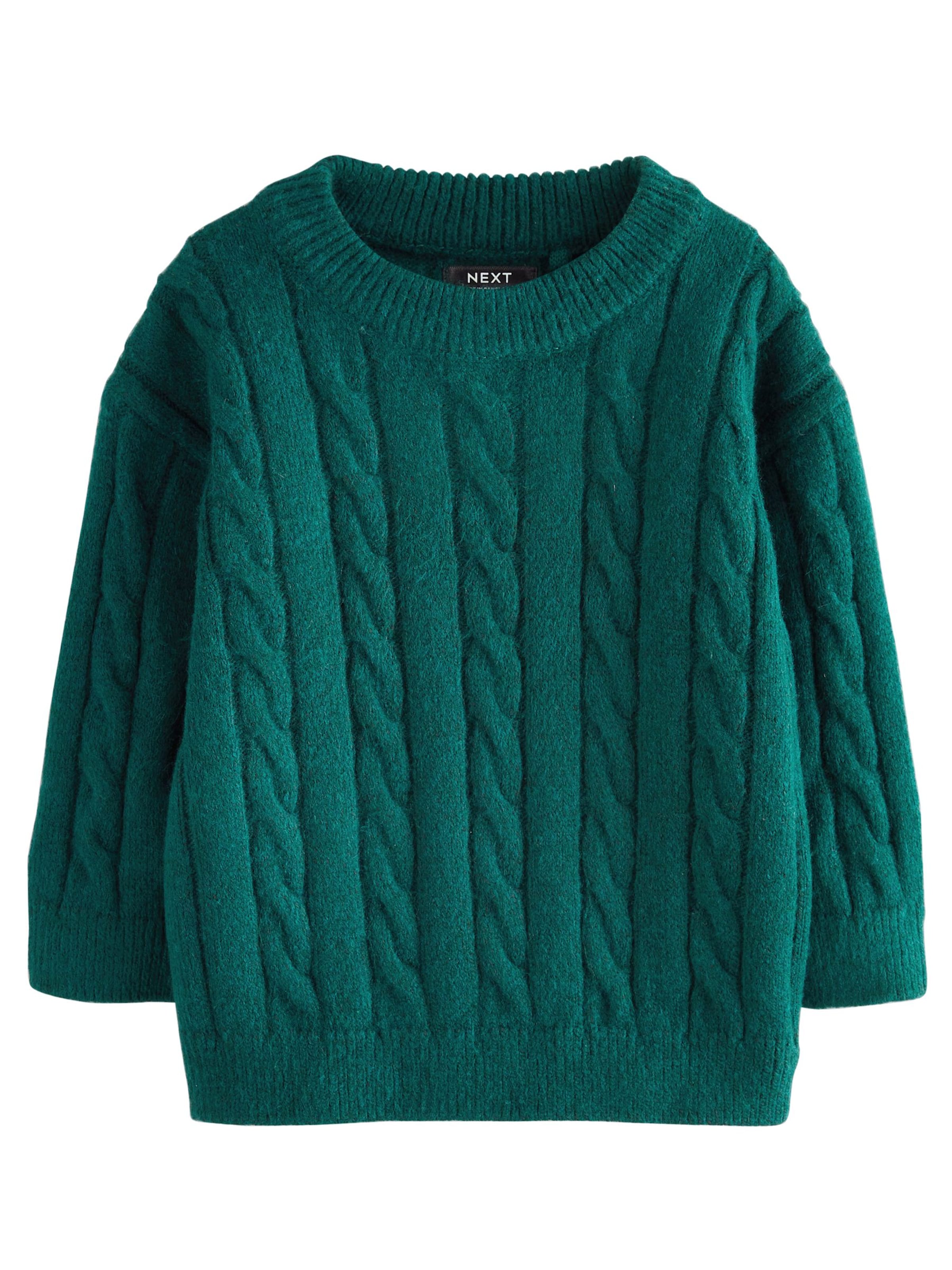 Next Svetr – zelená: přední strana