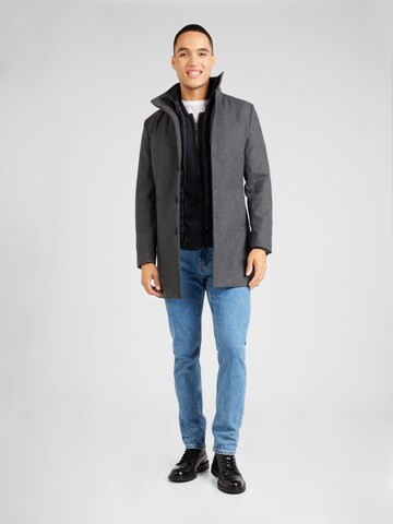 Bruun & Stengade Between-Seasons Coat 'Ontario' in Grey