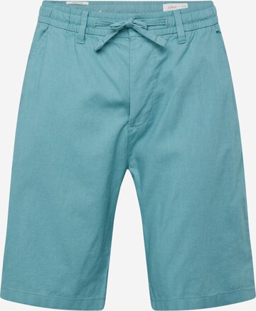 Pantalon chino s.Oliver en vert : devant