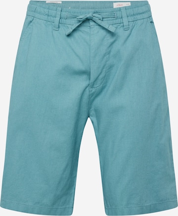 regular Pantaloni chino di s.Oliver in verde: frontale