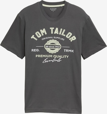 T-Shirt TOM TAILOR en gris : devant