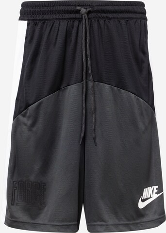 NIKE Workout Pants in Grey: front