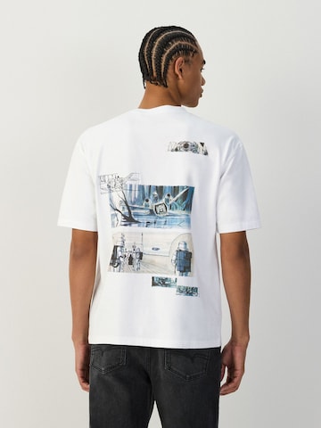 T-Shirt Next en blanc