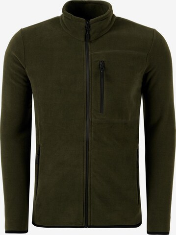 Buratti Fleece Jacket in Green: front