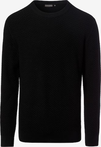 Pull-over Finshley & Harding en noir : devant