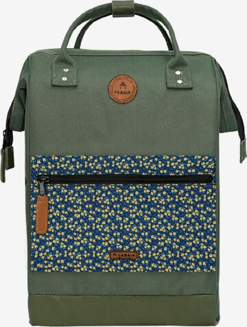 Cabaia Backpack in Green: front