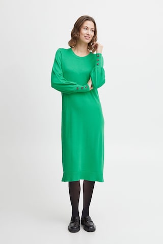 Fransa Gebreide jurk 'Blume' in Groen