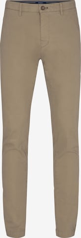 Coupe slim Pantalon chino Sunwill en beige : devant